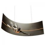 Custom Print Large Stage Backdrop Banner Wall Hanging Polyester Flag Banner for sale