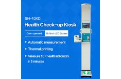 China Coin Operated Ultrasonic Height and Weight Machine Blood Pressure Machine Body Fat Analyzer supplier