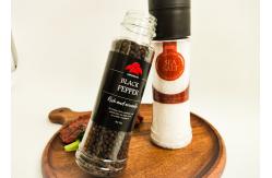 China High Capacity Easy To Use Plastic Spice Grinder Clear Salt And Pepper Grinders supplier