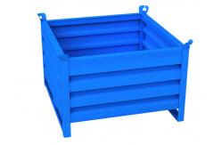 China Stackable Stillage Corrugated Metal Containers Bins 1200x800mm supplier