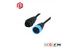 China A25 Molded Cable 5 Pin Round Waterproof Wire Lighting Electrical Adapter Connector supplier