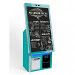 21.5 Inch Screen Size Self Service Kiosk For Restaurants With Ticket Printing Function for sale