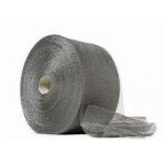 Plain Woven Stainless Steel Knitted Wire Mesh Rolls Customzied Size Silver Yellow for sale