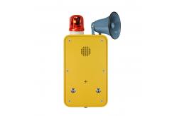 China Weatherproof Hands Free Telephone with Flashing Beacon and Metal Loudspeaker supplier