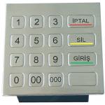 Water resistant  ruggized industrial  304 stainless steel numeric keypad 4 x 4 for sale