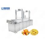 Onion Plantain Chips Snack Food Processing Machinery 48kw Power Adjustable Temperature for sale