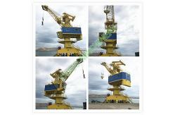 China Rail Mounted 30t Lattice Boom 50m Mobile Harbour Crane supplier