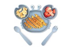 China Heatproof Dinner silicone plate set Multipurpose Shatterproof supplier