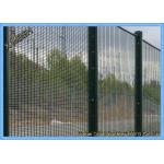 Clearvu 358 Security Galvanized Fence Panels / Mesh Panels V Formation Horizontal for sale