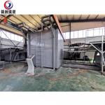 Plastic Forming 2 Arms Shuttle Rotomolding Machine Circular Oven Structure for sale