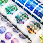 Secure Anti Counterfeit Hologram Stickers With Microtext And Hidden Images for sale