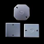 Concealed 1.6mm Metal Electrical Box Cover Plate Custom Width for sale