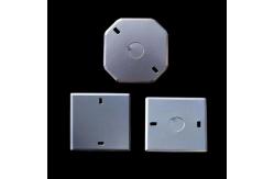 China Concealed 1.6mm Metal Electrical Box Cover Plate Custom Width supplier