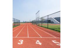 China Red Synthetic Track Surface Recyclable Spray Coating System Running Track supplier