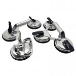 high quality glass ceramics, metals lifting tool strong suction Three chassis Metal handle rubber suction cup for sale
