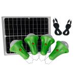 4PCS Lights 5200mah 18650 Solar Panel Energy System For Camping for sale