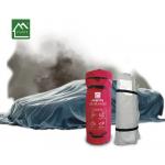 Car Glass Fibre Silicone Coating Fire Retardant Blanket Gray 4*6 6*8 6*9 10*12M Or Custom JVANTE for sale