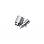 Matte Silver Perfume Cap Aluminum Cylinder Bottle Lids Non Spill for sale