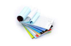 China CF CB 65um 4 Lines Black Computer Pre Collated Carbonless Paper supplier