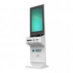 Touchscreen Government Kiosk Totem Lcd Display With Keyboard Printer for sale