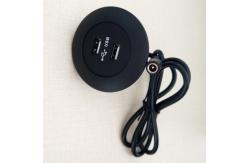 China Blue Light Usb Table Hub , USB Electrical Outlet Dual Usb Ports Grommet supplier