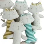Animal Plush Infant Holding Squeaker Soft Rattle Newborn Educational Musical Toy for sale