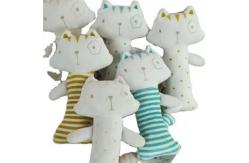 China Animal Plush Infant Holding Squeaker Soft Rattle Newborn Educational Musical Toy supplier
