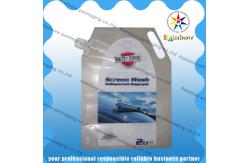 China Clear Pet Spout Pouch Packaging With Hang Hole For Soft Drinks supplier