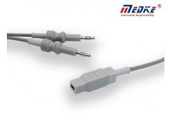 China Reusable Silicone Bipolar Electrocautery Electrosurgical Cables supplier