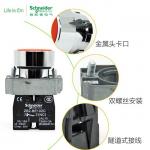 XB2B Push Button Switch Industrial Electrical Controls Illuminated Flush Head 24v 230v 1NO1NC
