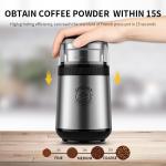 150W Multi Functional Coffee Machine SS304 Removable Burr Grinder Coffee Maker