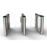 100W 50HZ Access Control Turnstile Gate 10mm Acrylic Indoor DC Motor for sale