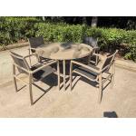 Outdoor Garden Ratan Table Chair Set  PE Rattan Leisure Furniture Set for Restaurant for sale