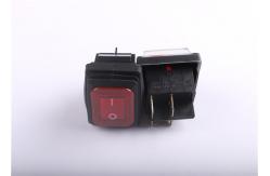 China Button Waterproof Momentary Rocker Switch , Miniature Rocker Switch 32x25mm supplier