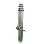 Hot Dip Galvanized High Mast Lighting Pole For Stadium Lighting for sale