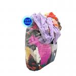 100% Cotton Coloured T-Shirt Rags for Heavy-Duty Industrial Cleaning in 10KG Wiping Cleaning Rags for sale