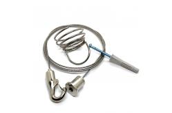 China Adjustable Height Hooks Cable Gripper Use With Wire Rope To Hang Acoustic Panels supplier