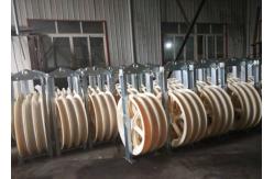 China BV 916mm Wheels Sheaves Bundled Cable Pulling Pulley Stringing Block supplier