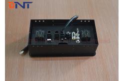China Black Tabletop Manual Flip Up Outlet / Interconnection Multiple Socket For Office supplier