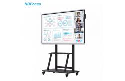 China Students 98 Inch Interactive Smart Board IR Touch 4k With Camera supplier