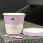 Disposable Biodegradable OEM Custom Design Ice Cream Drinking Food Packing Container Paper