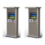 Outdoor Waterproof Touch Screen Information Kiosk , Customer Kiosk Multi-functional for sale