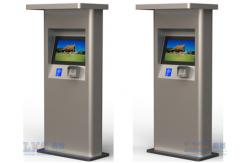 China Outdoor Waterproof Touch Screen Information Kiosk , Customer Kiosk Multi-functional supplier