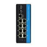Industrial Managed Ethernet Gigabit 2.5G SFP Switch LC Connector 8 Port UTP Copper for sale