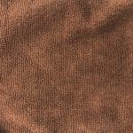 Warp Knitting Brown Microfiber Fabric 40x40 Piped 80% Polyester