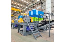 China Automatic Double Shaft Shredder Machine Brass / Copper Twin Shaft Shredder Machine supplier