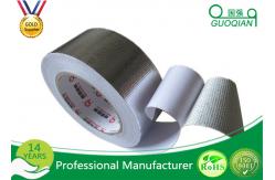 China One Side High Temperature Aluminum Foil Tape With Silicone Coated Glassine Release Paper supplier