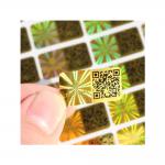 Offset CMYK Printing Tamper Evident Security Labels for sale