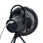 USB Rechargeable Tripod Stand Fan 4 Speed Outdoor Camping  Fan for sale