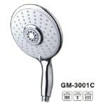 Titanium Brushed Brass Hand Shower Spray Thumb Tab Chrome Hand Held Shower Head for sale